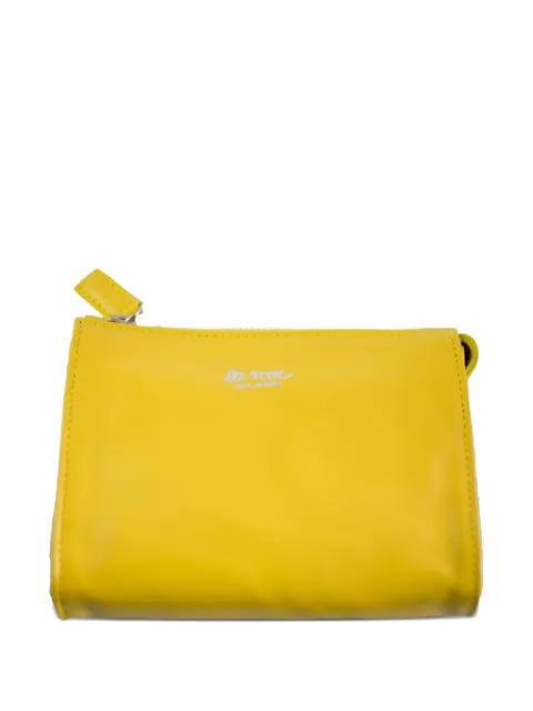 La-Rose Minimal leather make-up bag Yellow 50131
