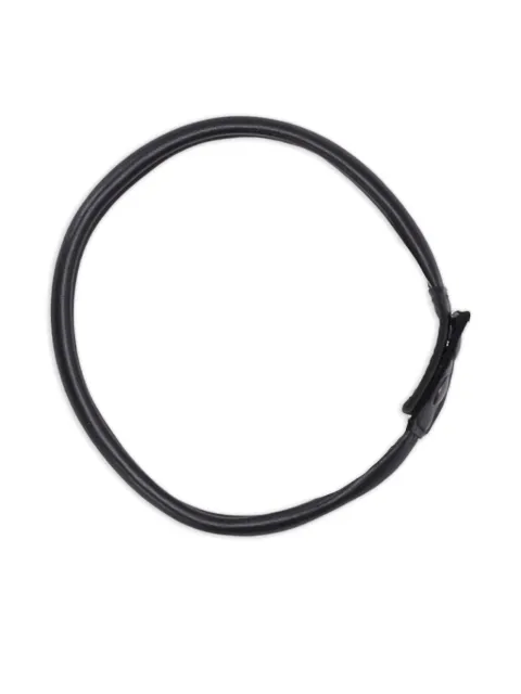 La-Rose Collane leather bracelet Black 57001