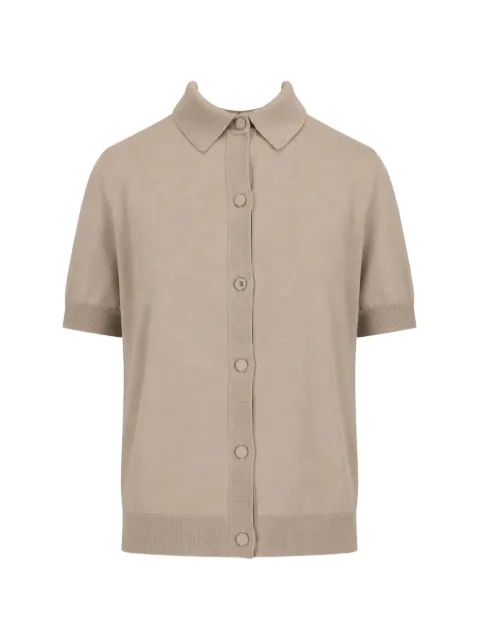 Max Mara button short-sleeve cardigan Neutrals 2521346061600