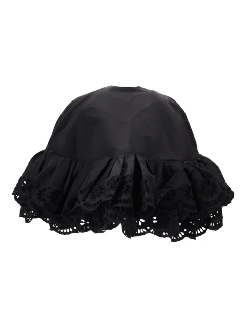 MERYLL ROGGE embroidered-detail cape Black 200239US25
