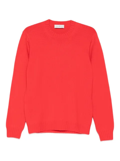 Della Ciana crew-neck long-sleeve sweater Red DC918572