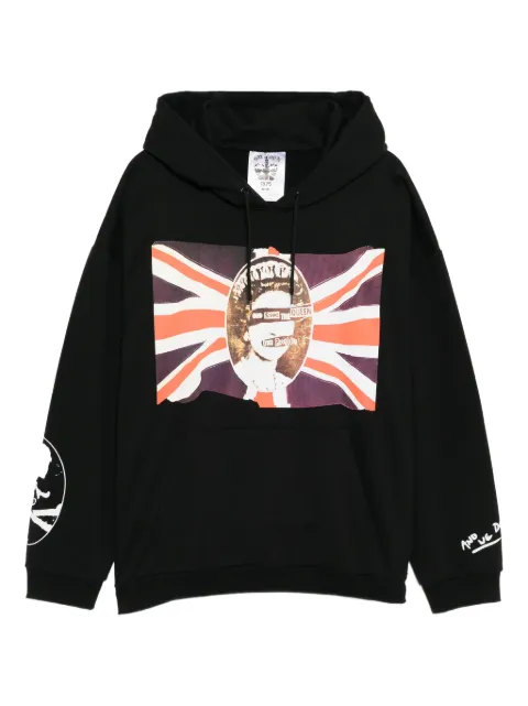 Mastermind World graphic-print hoodie Black MW25C14SW211