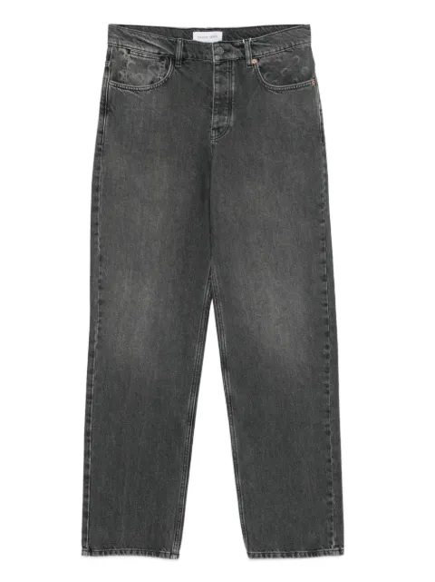 Marine Serre moon-print belt-loop jeans Grey MPA066BCDEN0006