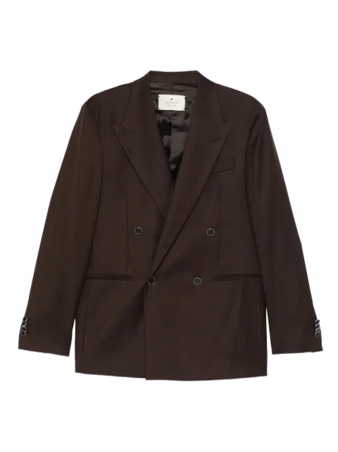 Manuel Ritz double-breasted blazer Brown 3932G2002Y250501