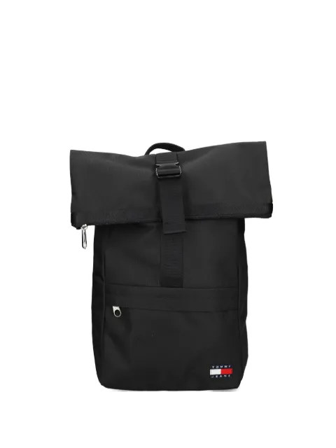 Tommy Jeans buckle-fastening roll-top backpack Black AM0AM13727