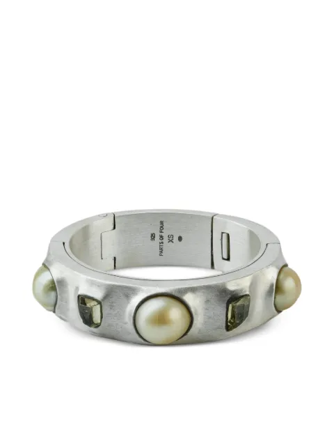 Parts of Four Sistema pearl-embellishment bracelet Silver 250720MAGPRLBER