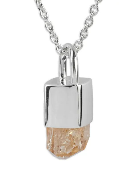Parts of Four sterling silver Talisman imperial topaz necklace Silver K551PAITOP