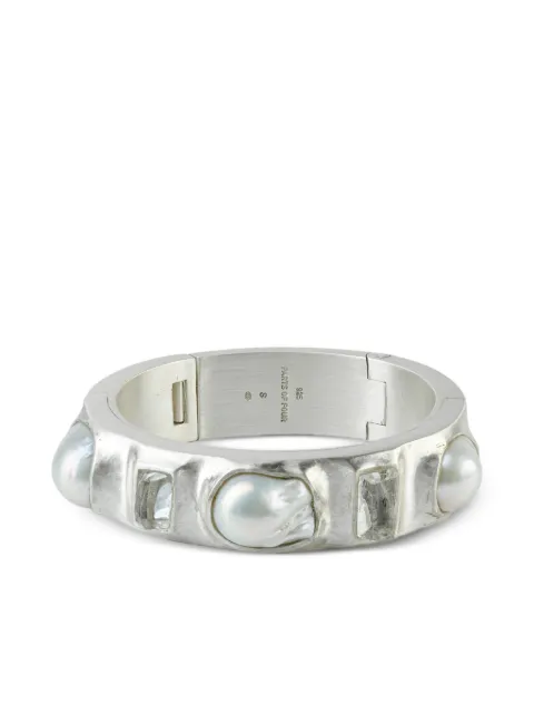 Parts of Four Sistema pearl-embellishment bracelet Silver 250717MAWPRLBER