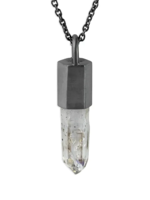 Parts of Four Talisman necklace Black K511KAAME