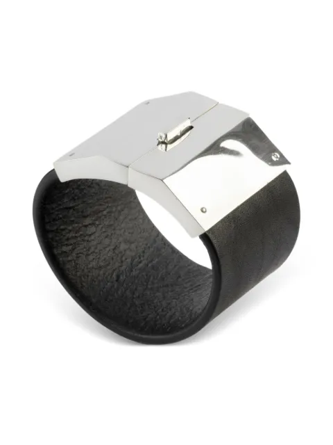 Parts of Four Box Lock sterling silver bracelet Black 8132BLKPA