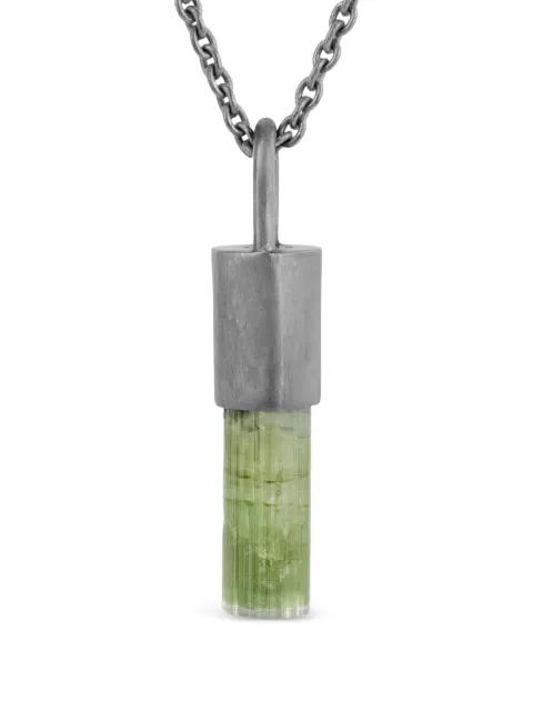Parts of Four sterling silver Talisman tourmaline necklace Silver K637KAELB