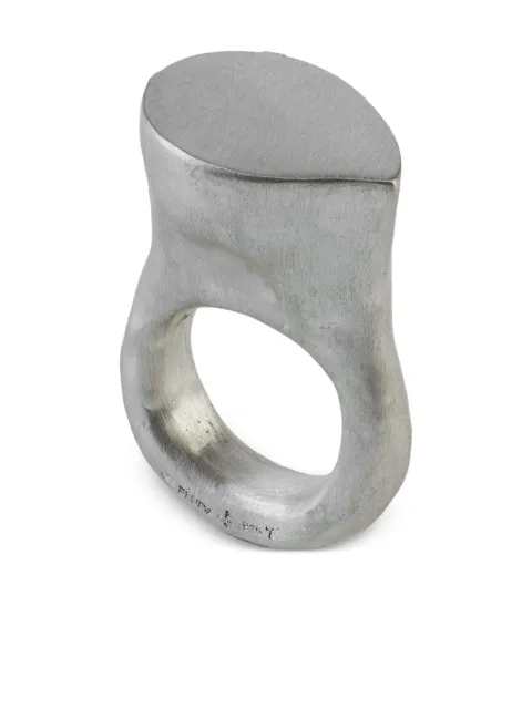 Parts of Four sterling silver Tall Roman ring Silver E15016MA