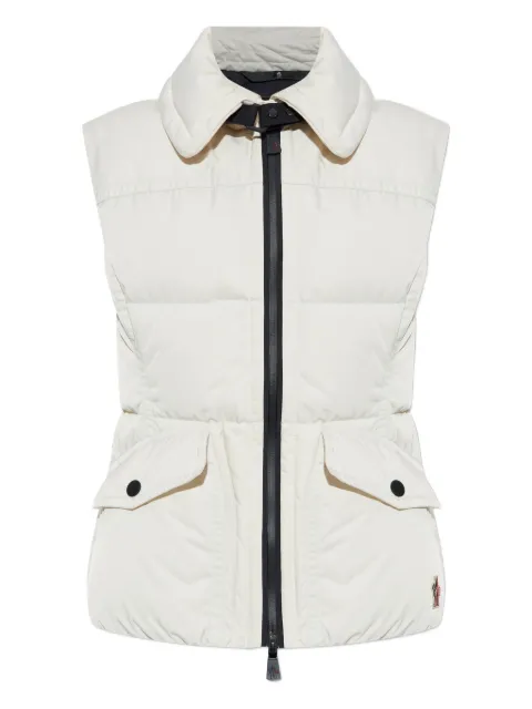 Moncler Grenoble padded pocketed gilet Neutrals K20981A000225988K