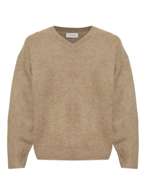 FRAME V-neck sweater Brown MP26KSW008