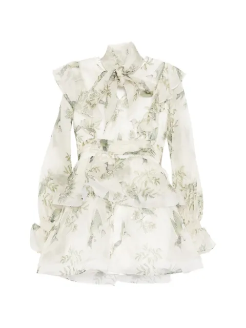 We Are Kindred organza mini dress Neutrals KIN5014S
