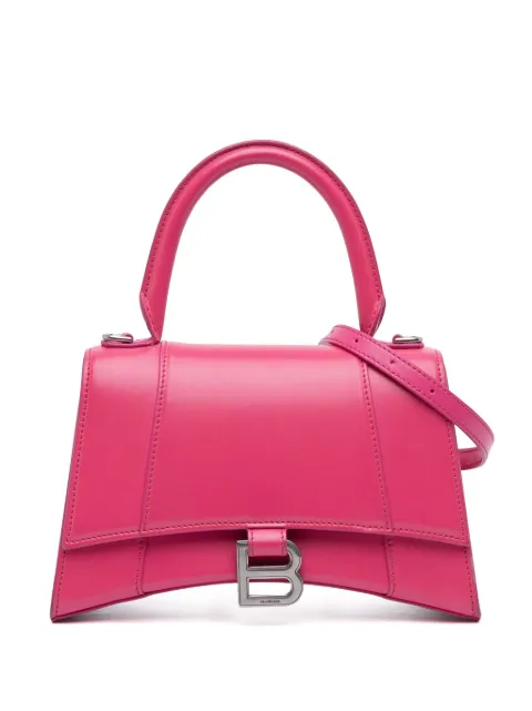 Balenciaga Pre-Owned 2020 Small Shiny Box Calfskin Hourglass satchel Pink 2NU2VXC5WEOLYZMB