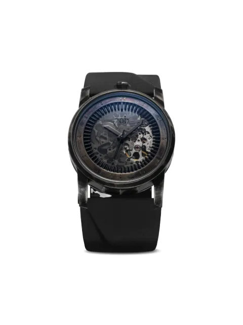 Fob Paris R413 Torch leather 41.3mm Black R413C101R413S101M