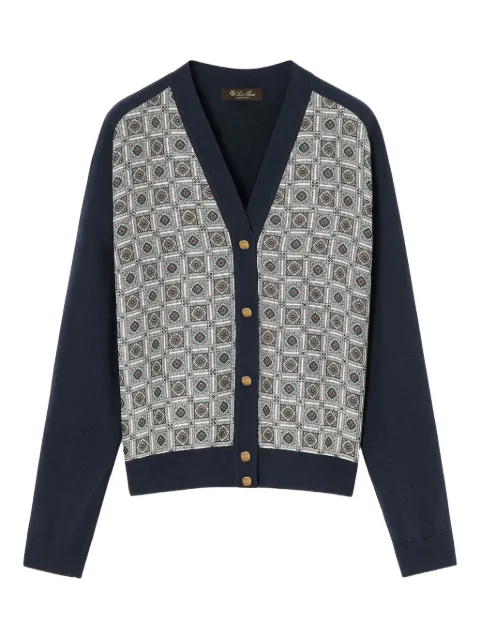Loro Piana Mendoza cardigan Blue FAQ0812