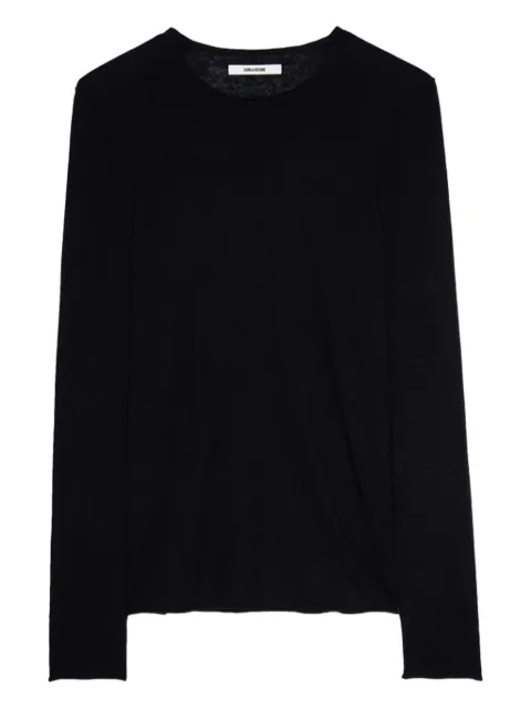 Zadig&Voltaire long-sleeve sweater Black KMSW00024