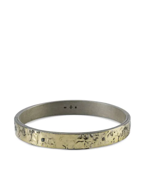 Parts of Four 18K yellow gold Sistema Bangle bracelet Silver 9072DA18K