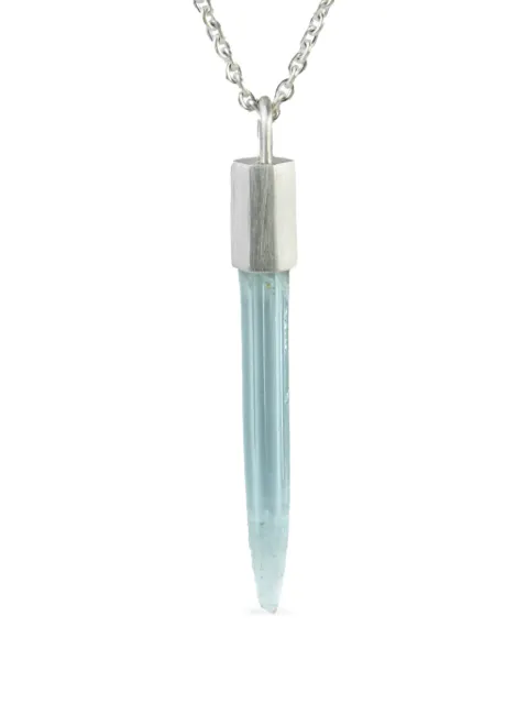 Parts of Four Talisman aquamarine Pendant necklace Silver K530MAAQU