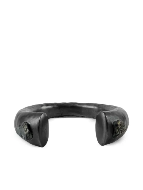 Parts of Four Big Arm crystal-embellishment bracelet Black E170235KANS