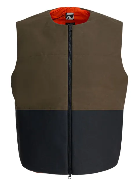 GR10K zip colour-block jacket Brown CG133212DE10