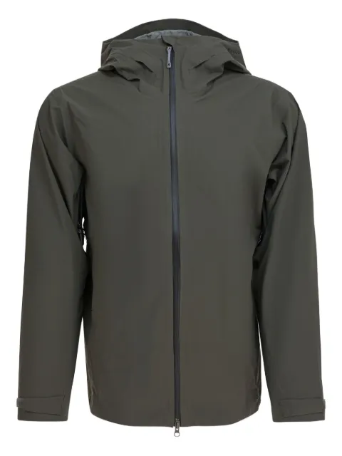 Houdini Sportswear hooded zip-fastening raincoat Green 810037174