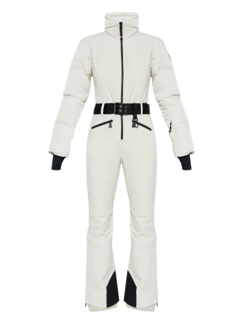 Moncler Grenoble belted ski suit Neutrals K20982G00007M7656