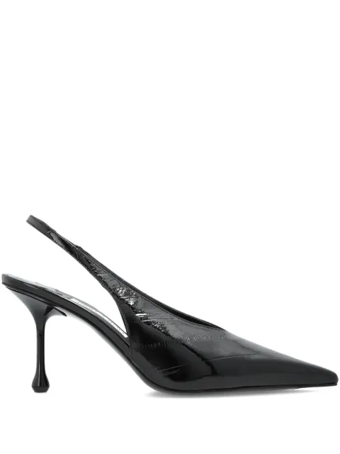 Jimmy Choo 95mm Isa pointed slingback pumps Black ISA80UNQ