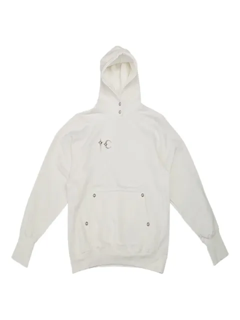 THUG CLUB Armor graphic-details hoodie White TC23TS0701