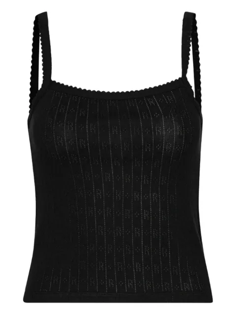 ROTATE BIRGER CHRISTENSEN pointelle top Black 115374100