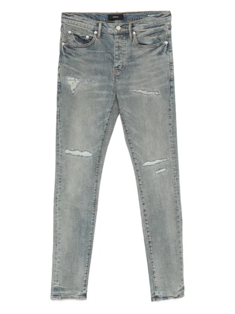 Purple Brand P001 ripped jeans Blue P001