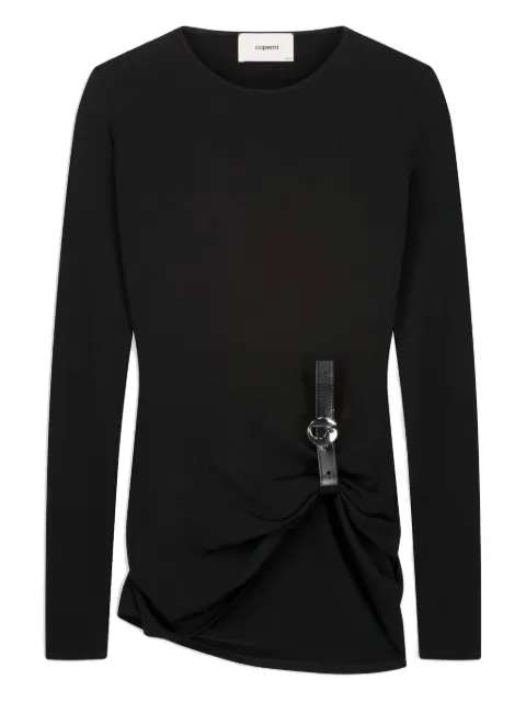 Coperni buckle-detail top Black COPT101F5022