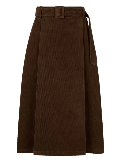 TOMBOY belted corduroy skirt Brown 9105432202
