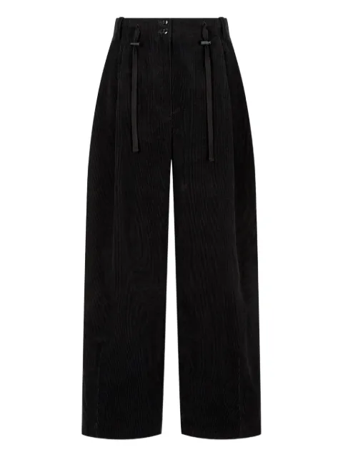 TOMBOY drawstring corduroy trousers Black 9105431210