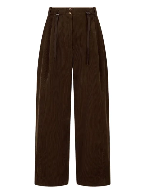 TOMBOY drawstring corduroy trousers Brown 9105431210