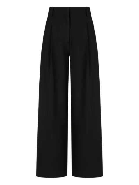 TOMBOY fleece lined pleated trousers Black 9105431221