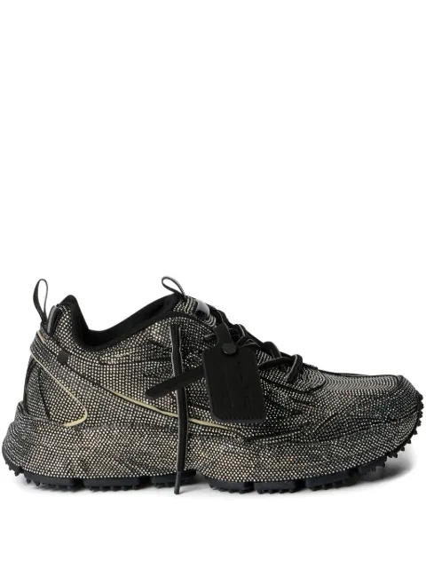 Off-White Be Right crystal-textured sneakers Black OWIA289C99FAB0028310