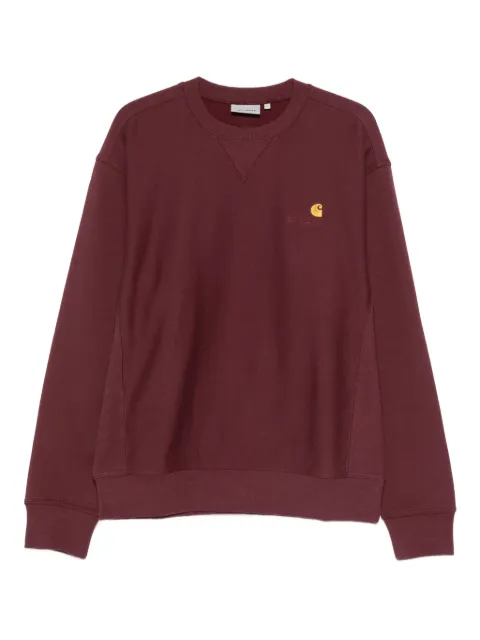 Carhartt WIP American Script logo sweatshirt Red I025475