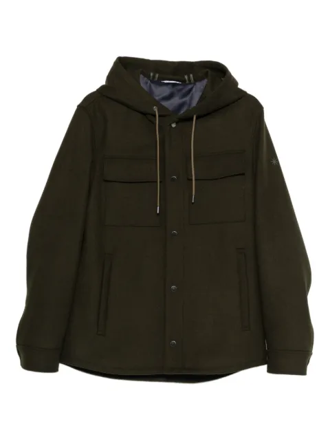 Manuel Ritz hooded pocket jacket Green 3932H8409FC253738