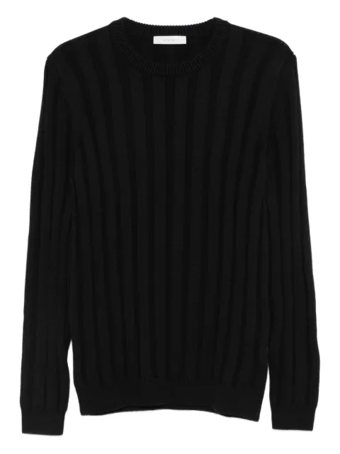 DIKTAT ribbed crew-neck sweater Black DK97095