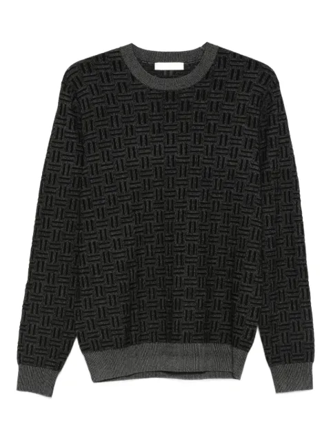 DIKTAT crew-neck sweater Black DK97020NERO