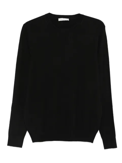 DIKTAT crew-neck long-sleeve sweater Black DK97001