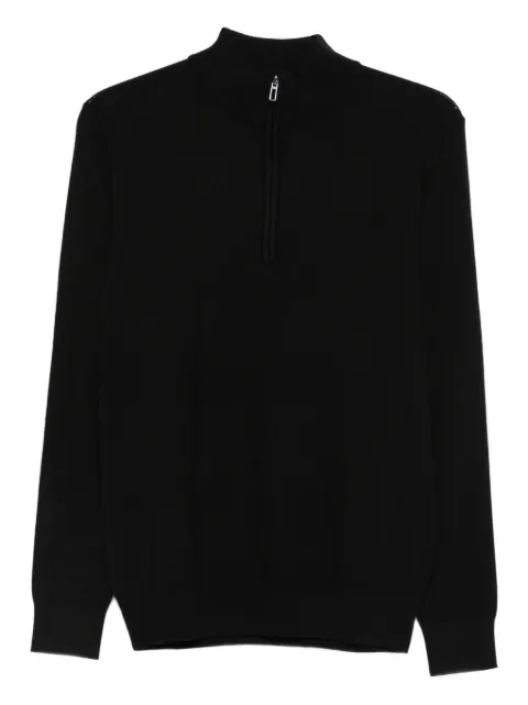 DIKTAT zip turtleneck sweater Black DK97009