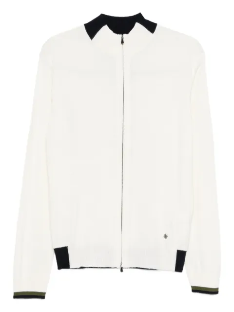 Manuel Ritz zip detail cardigan Neutrals 3932M501253807