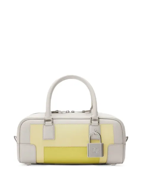 LOEWE Amazona 23 padlock panelled tote bag Neutrals A039N23X08