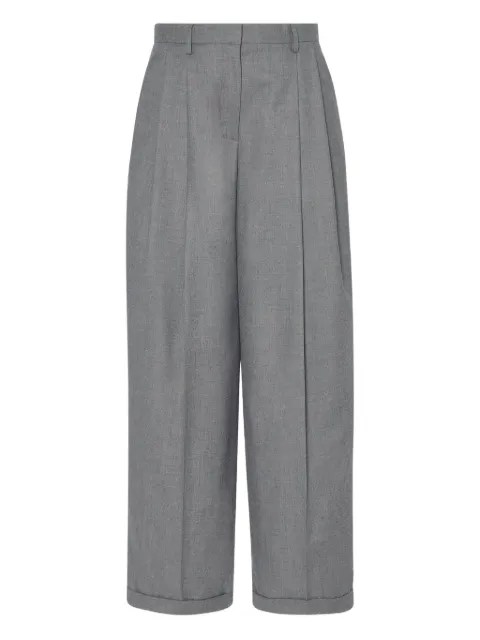 The Row pleated trousers Grey 10241W4084GRY
