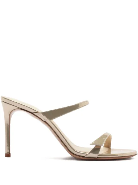 Alexandre Birman 85mm Tita strap-detail sandals Gold B060360003