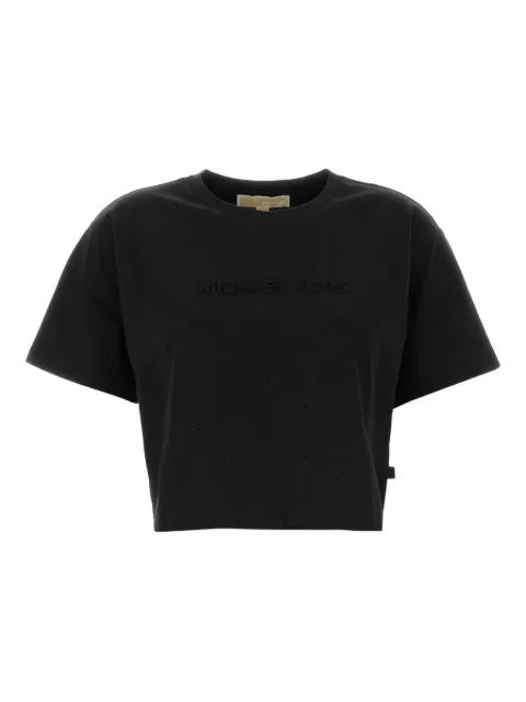 Michael Michael Kors logo-embossed T-shirt Black MF551TR2ZU